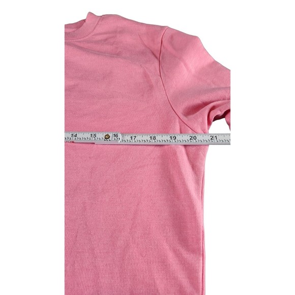Z By Zella Women's Pink Cotton Blend Round Neck Pullover Sweater Size Small - Picture 3 of 6